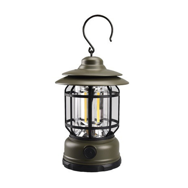 Draagbare retro-kampeer lamp