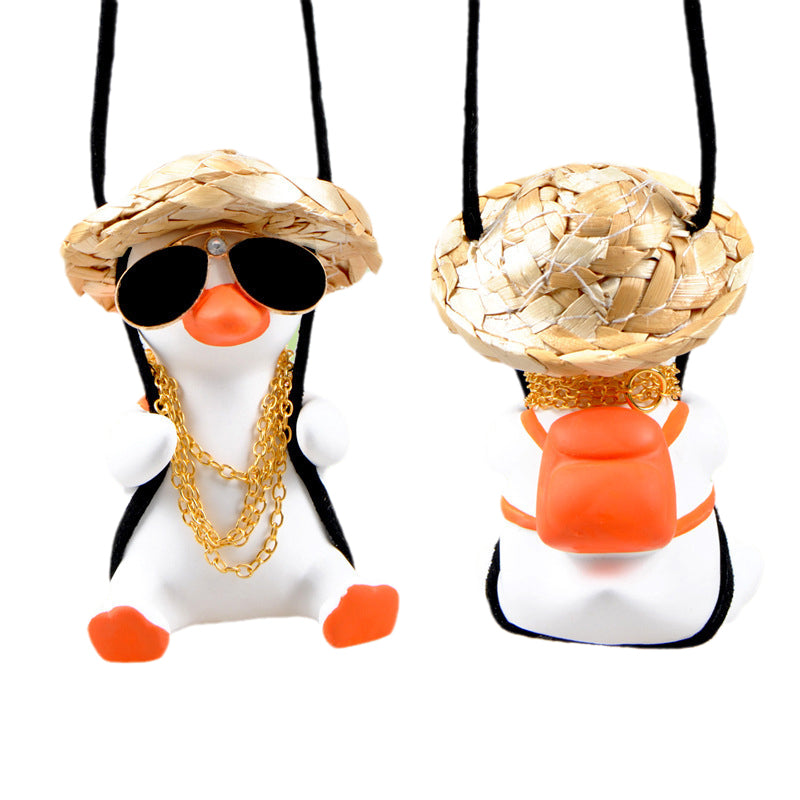 Auto vliegende eend hangend ornament