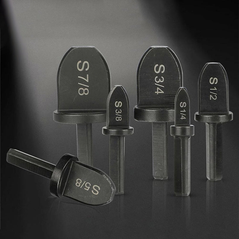 Boorset met smeed gereedschap