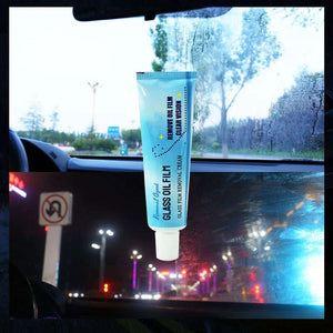 Auto glas olie film reiniger