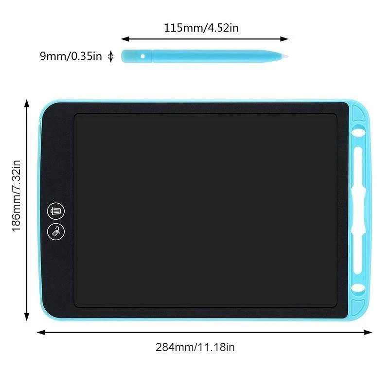 Gedeeltelijk uitwisbaar LCD-schrijfbord