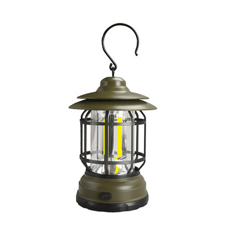 Draagbare retro-kampeer lamp