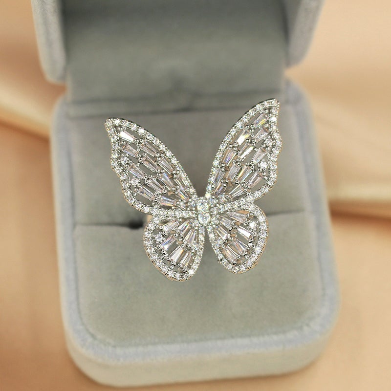 Women's Ziron Butterfly Ring
