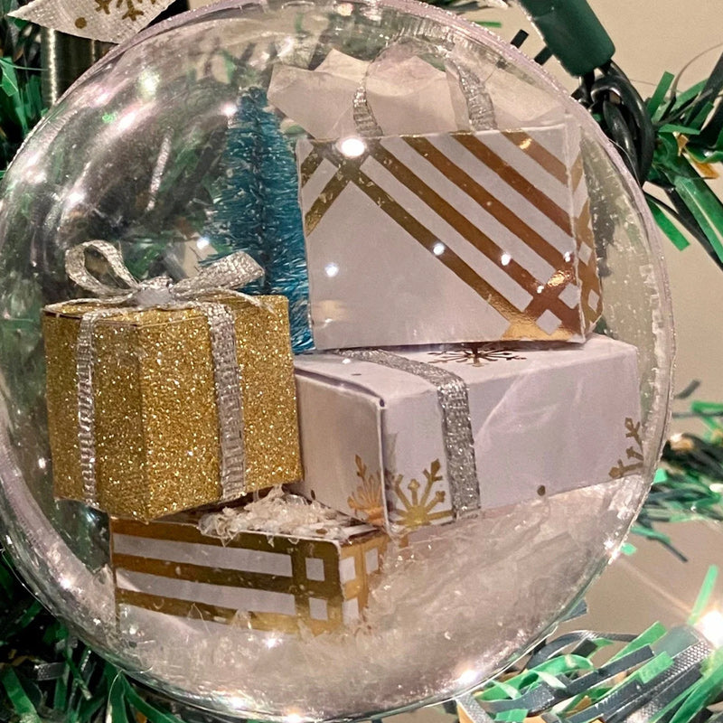 Kerstboom decoratie transparante bal
