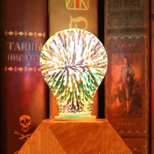 3D vuurwerk decoratieve LED-lampen