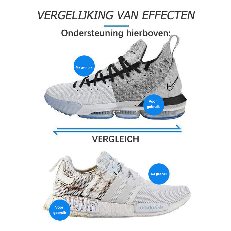 Professionele poetsschoenen vochtige doekjes