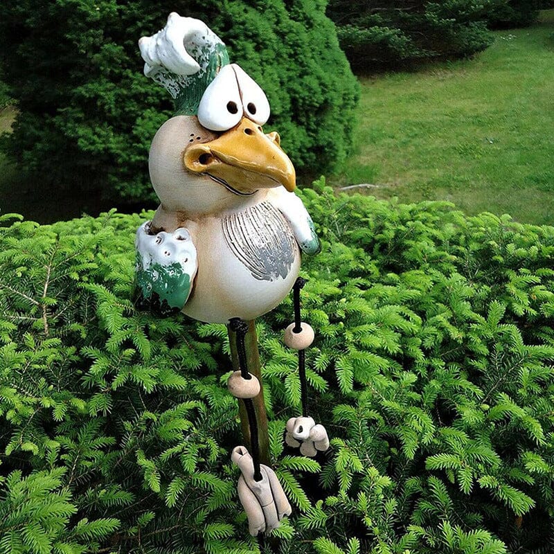 Hars Kip Tuinornament