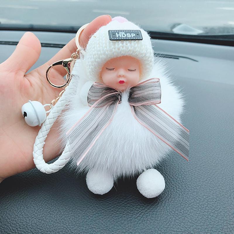 Leuke simulatie pluche scheel pop