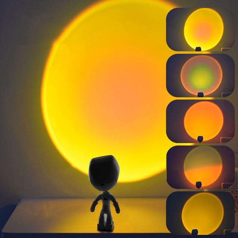 Projectielamp The Sun Never Sets