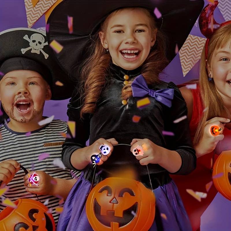 Halloween Glow Ring en broche