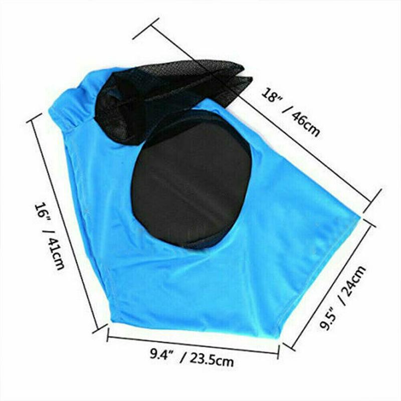 Anti-vliegen mesh paardenmasker