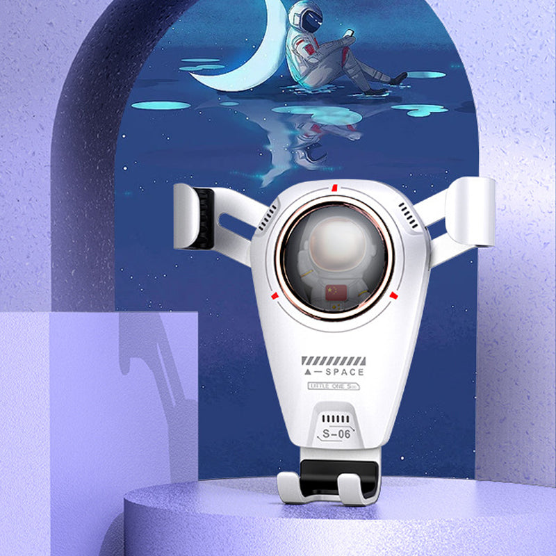 Astronaut zwaartekracht telefoon navigatie beugel