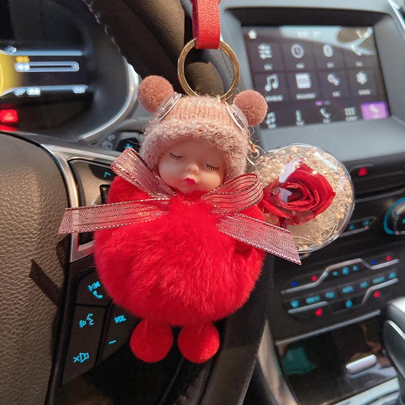 Leuke simulatie pluche scheel pop