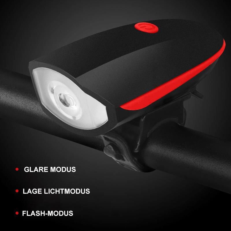 Fiets USB-oplaadhoorn voorlicht