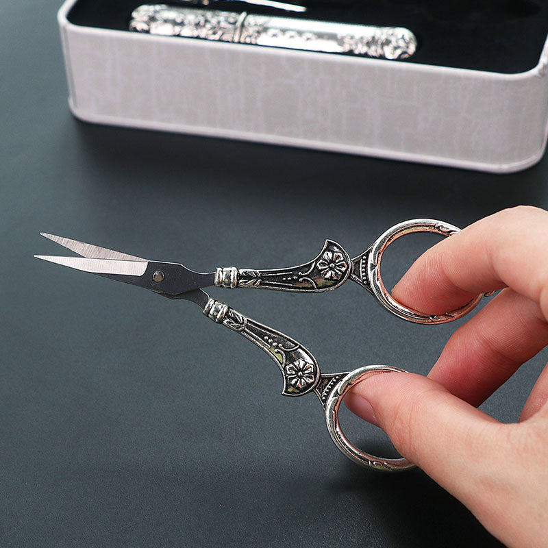 Europese antieke vintage naai dozen set