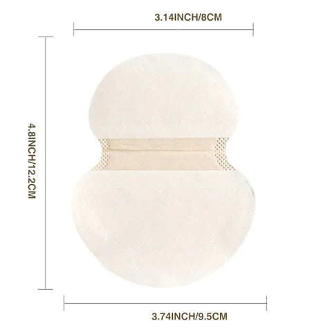 Zweet absorberende onderarm kussentjes