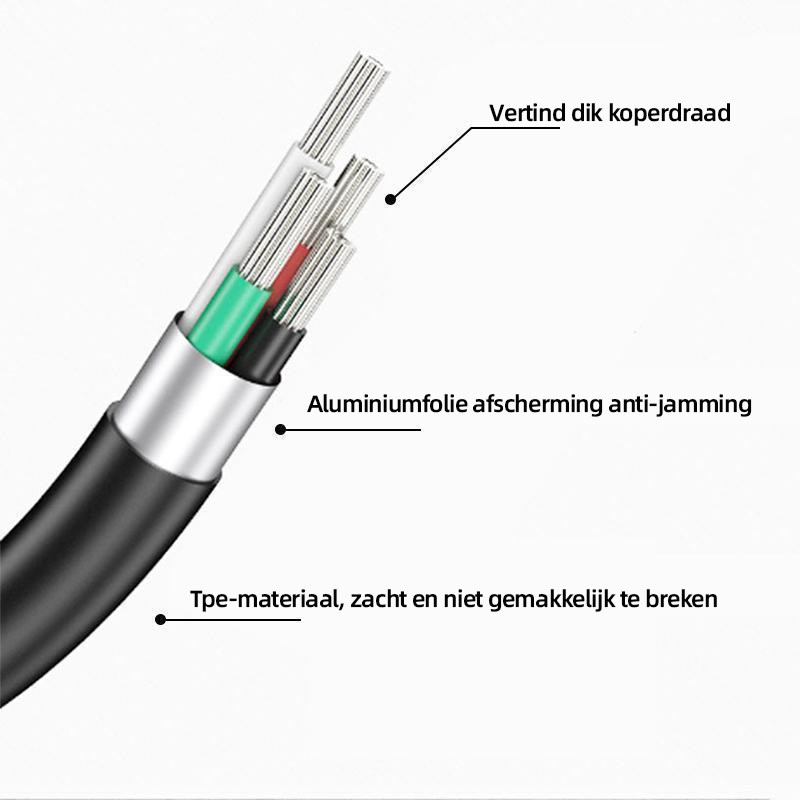 180 rotatie magnetische oplaadkabel