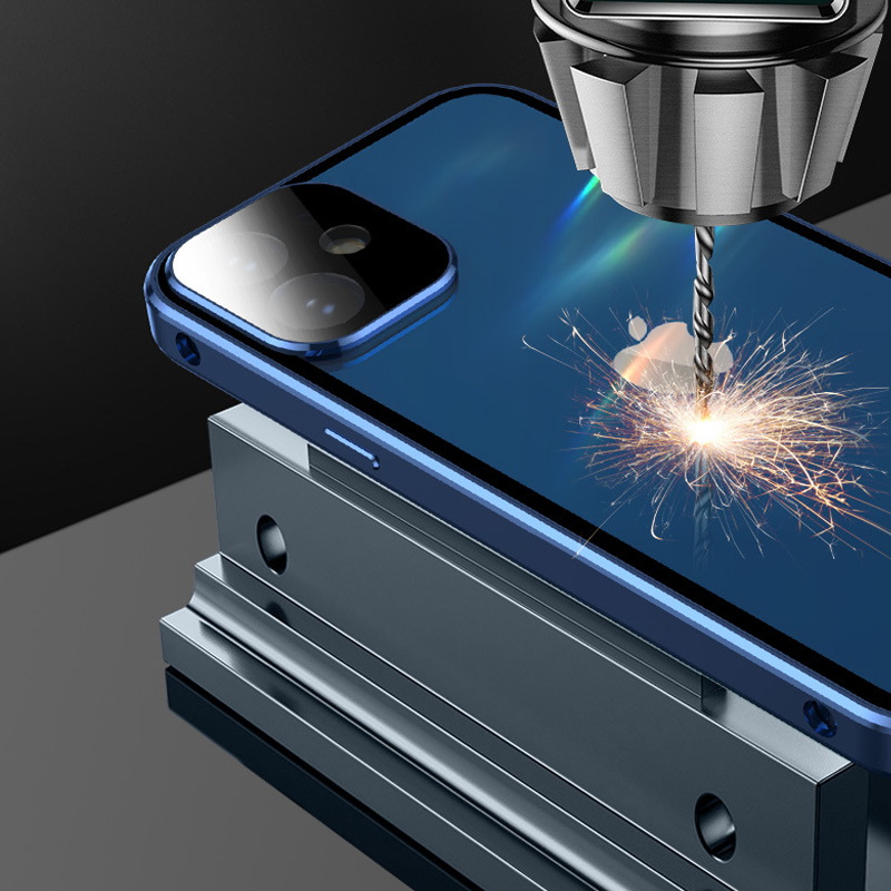 iPhone-hoesje met dubbelzijdige gesp