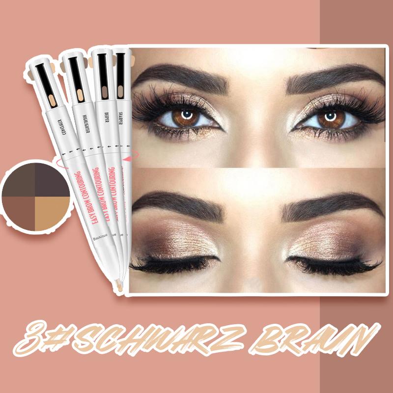 4-in-1 wenkbrauwcontour- en markeerstift