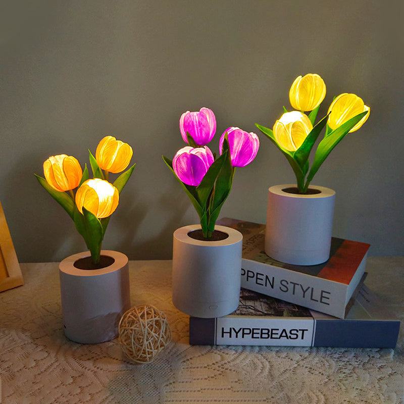LED oplaadbaar tulp nachtlampje