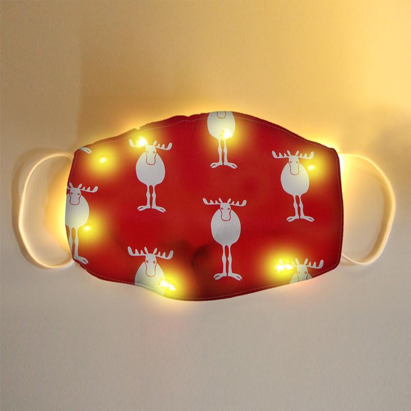 LED oplichtend kerstmasker