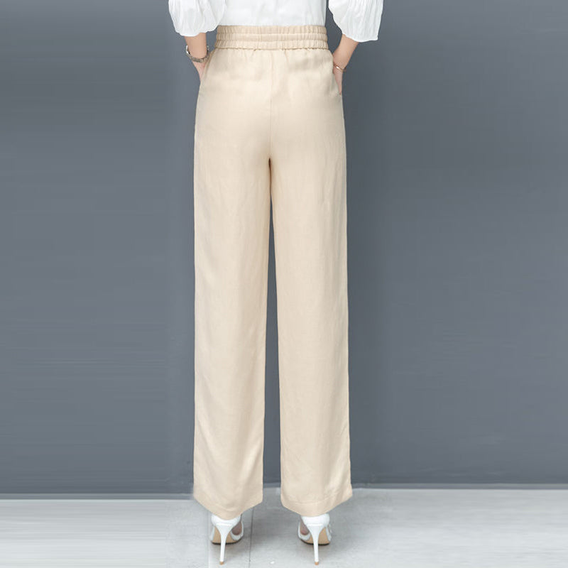 Losse casual broek van ijszijde