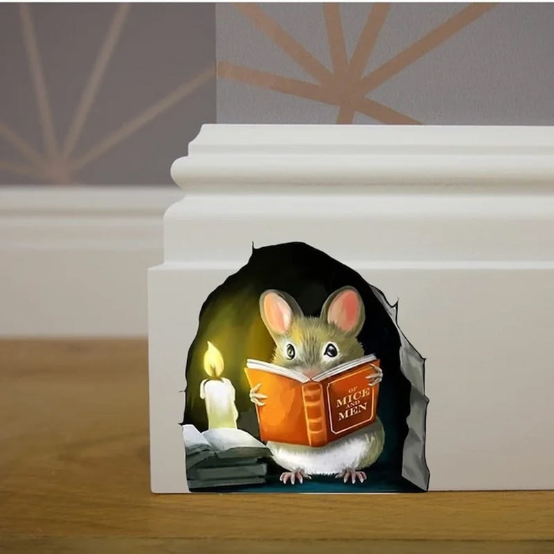 Muis muur sticker sticker
