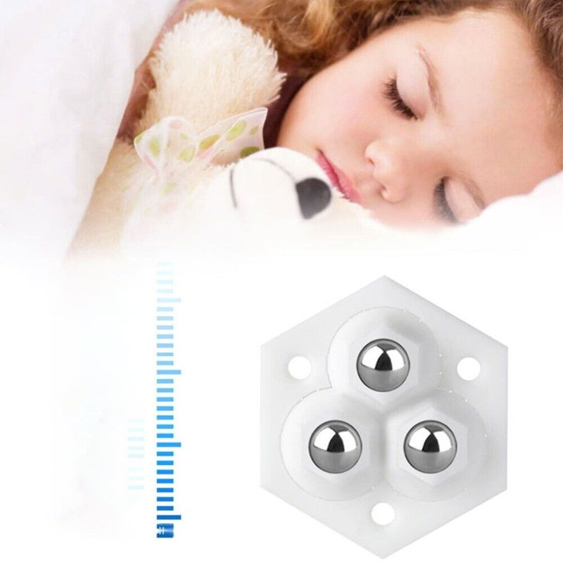 360° draaibaar zwenkwiel met drie kogels