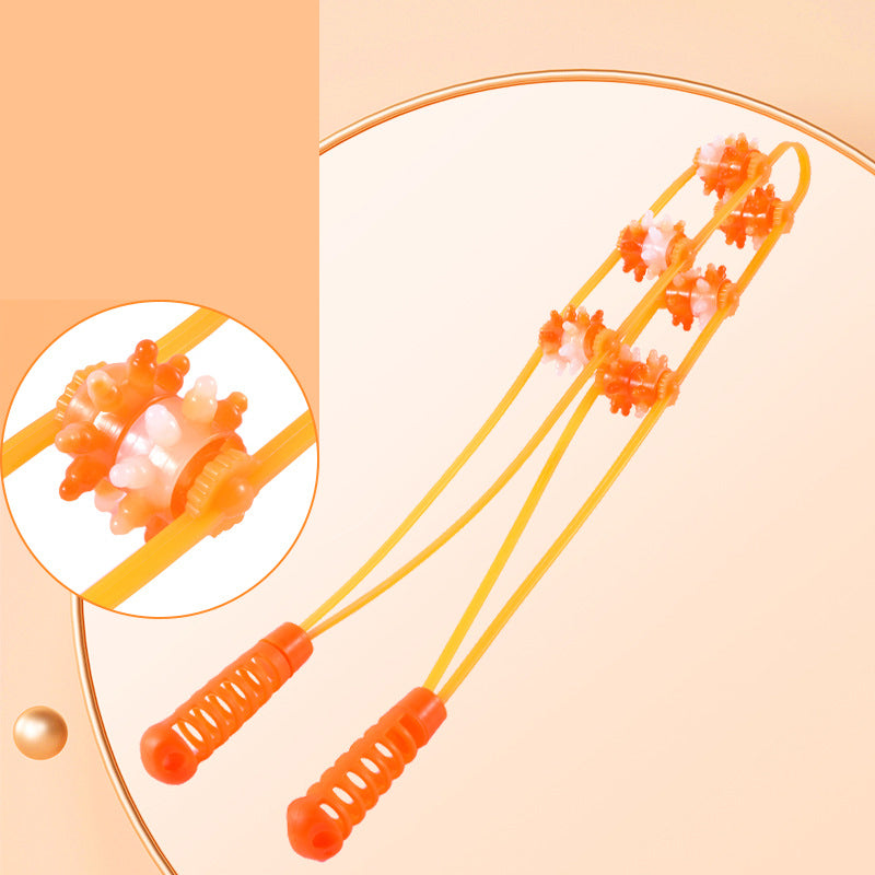 Draagbare handgemaakte rugmassage roltouw