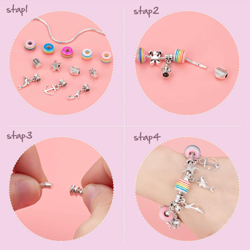 Eenvoudige DIY-set voor het maken van armbanden