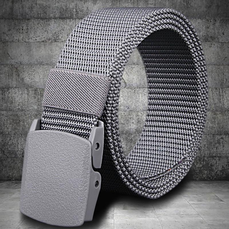 Niet-metalen niet-magnetische nylon riem met gesp