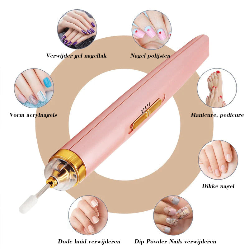 Elektrische professionele manicure nagelmachine set