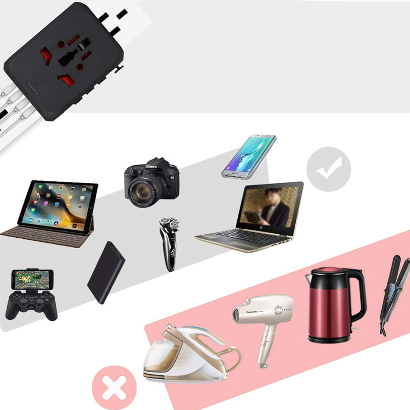 Universele Smart Travel Adapter spannings omvormer