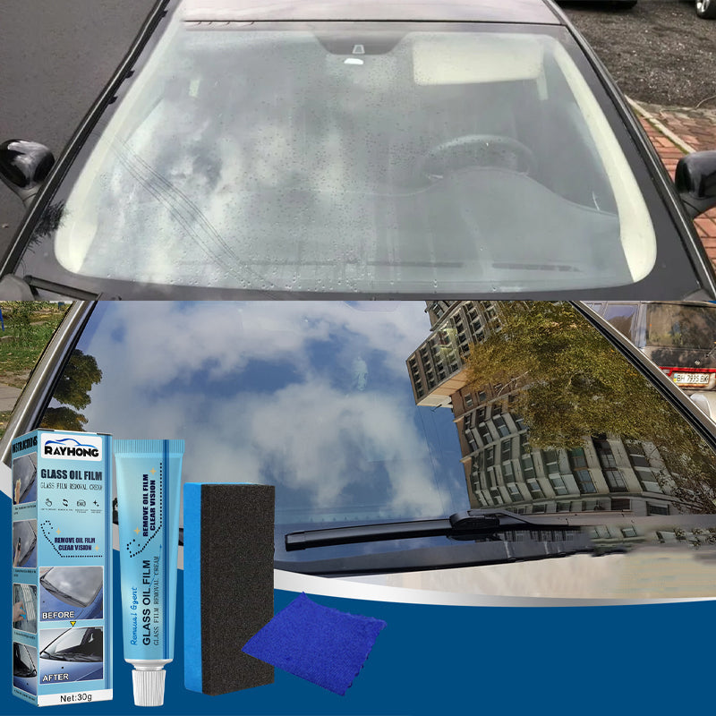 Auto glas olie film reiniger