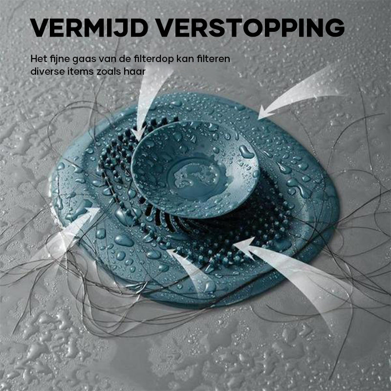 Siliconen gootsteenfilter Afvoerputje