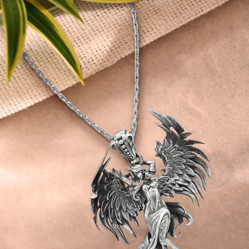 Boze engel hanger ketting