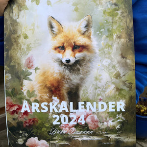 Schattige dierenkalender 2024