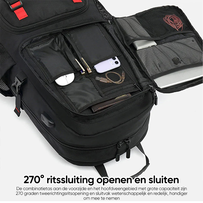 Reisrugzak met grote capaciteit