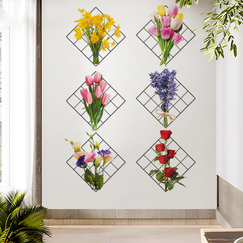 Groene plant 3D zelfklevende muursticker