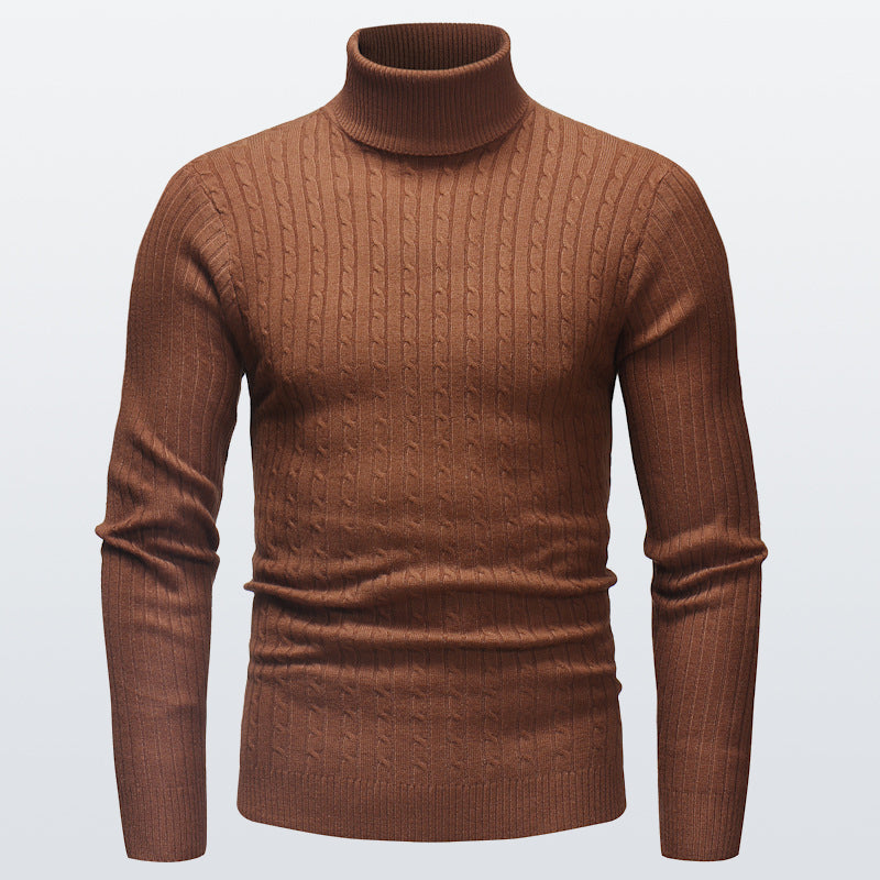 Men's Knitted Turtleneck Sweater