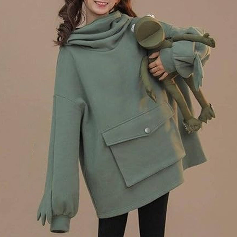 Unisex kikker hoodie