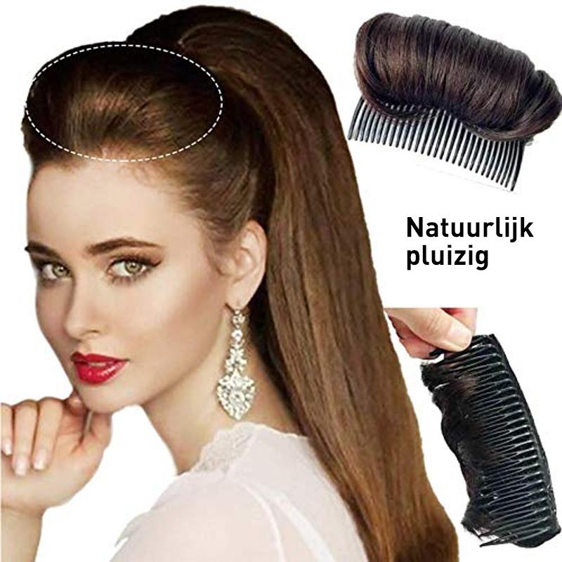 Onzichtbaar pluizig haarkussentje