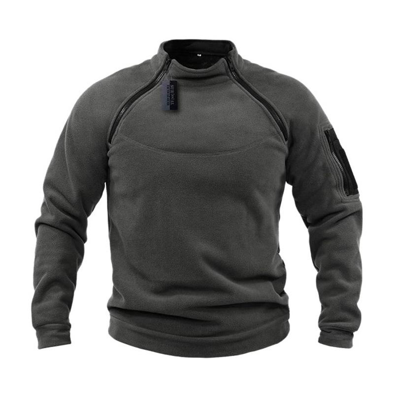 Herentrui met ritssluiting en kraag