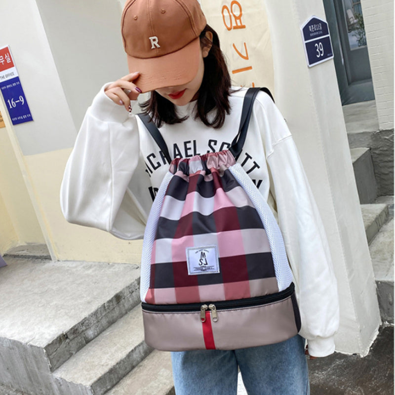 Lichtgewicht water dichte droge en natte scheidingszwem-fitness rugzak