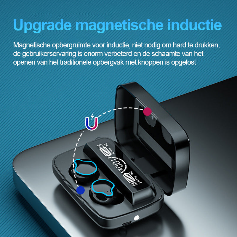 Draadloze hoofd telefoon M9 Mirror HD