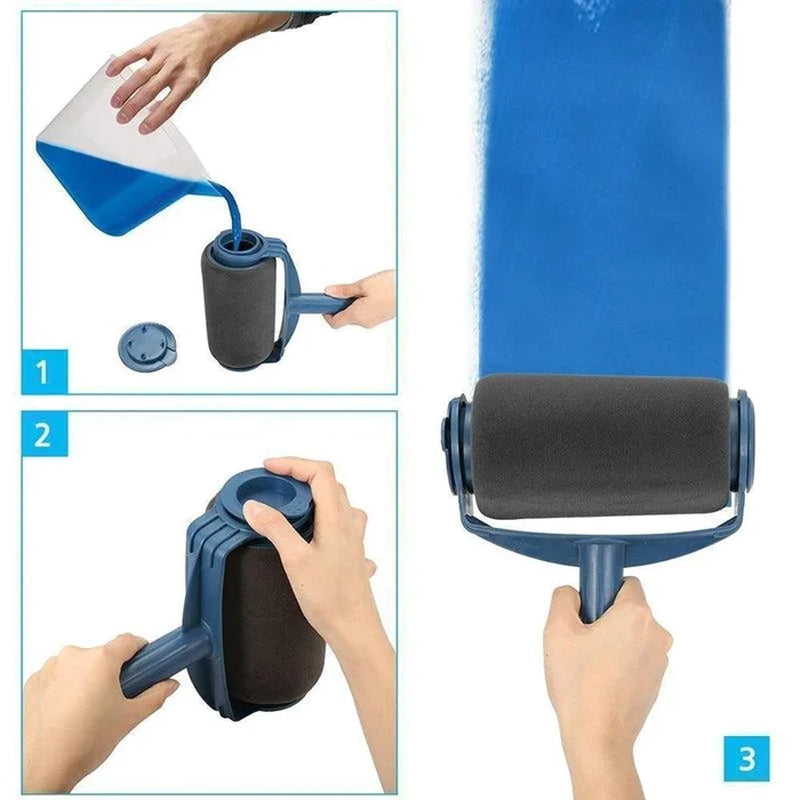 Verfroller Borstel Verf Handvat Tool