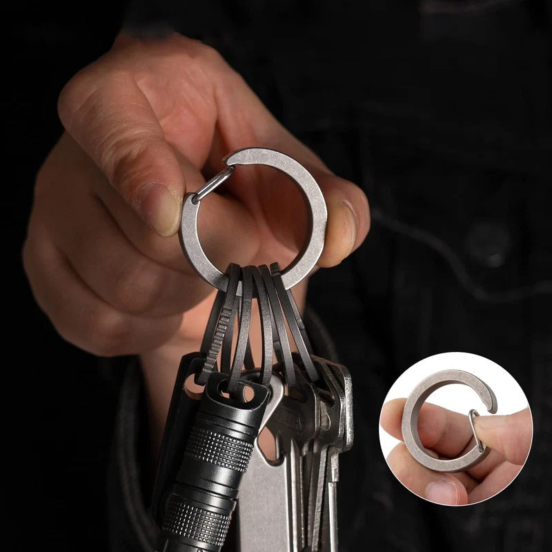 Karabijnhaak sleutelhangerclip