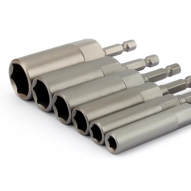 Extra diepe zeskantige bitdopboutmoersleutelbitset