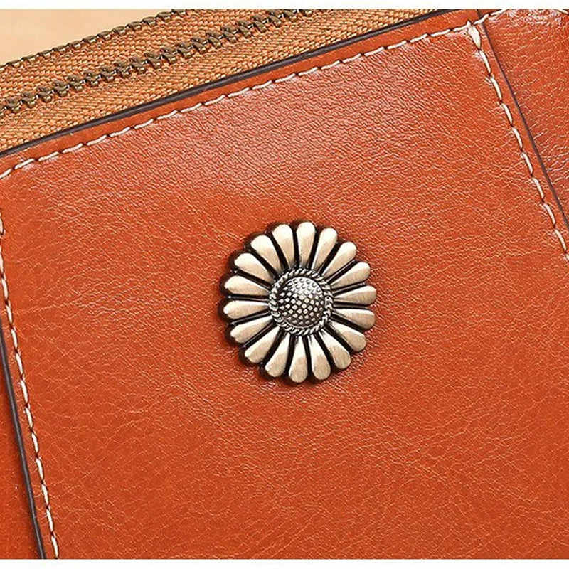 Mini-crossbodytas van zacht leer