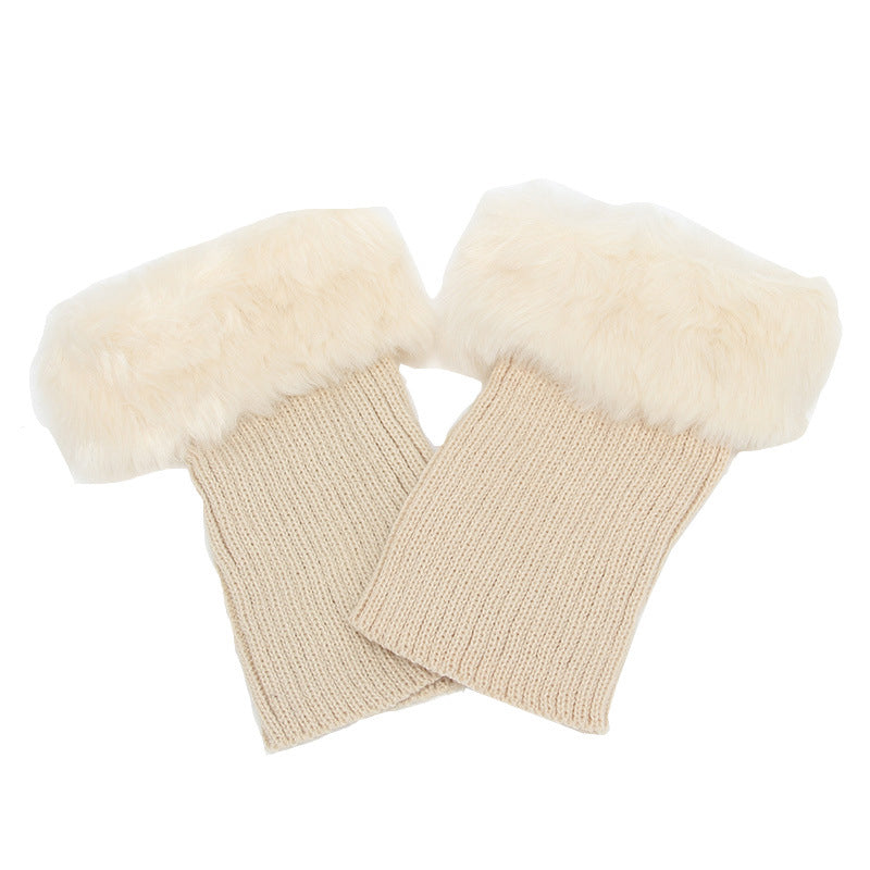 Winter korte gehaakte warme enkel sokken